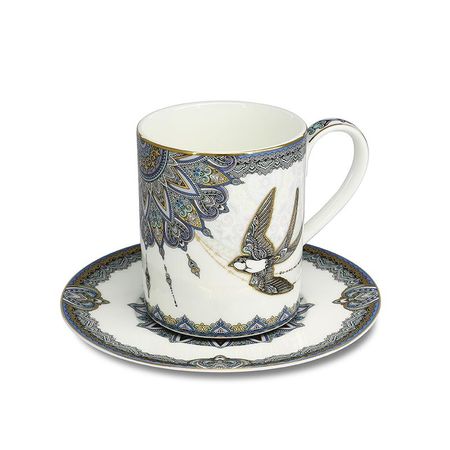 Пара чайная Empire Принцесса 350 мл голубая