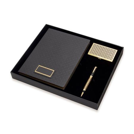 Набор подарочный Empire Орнаментальный черный записная книжка juicy style