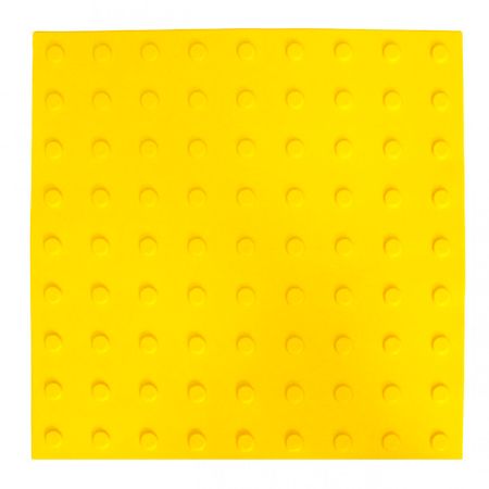 Тактильная плитка ПВХ конус в ряд 500х500х5,5 мм желтая линейные валы veekaft m3 3 мм 2 шт