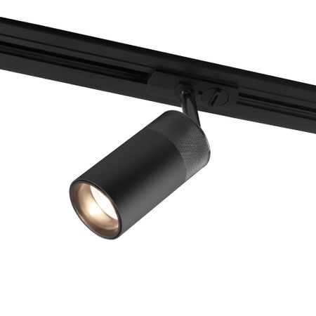 Светодиодный трековый светильник однофазный Elektrostandard Riffe 4200К 9 Вт черный (a061660) светодиодный трековый светильник однофазный elektrostandard glory 4200к 7 вт 3 кв м белый a044000