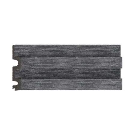 Панель декоративная из экополимера 122х2900х21 мм Decomaster D302-87-10 серая 0,354 кв.м