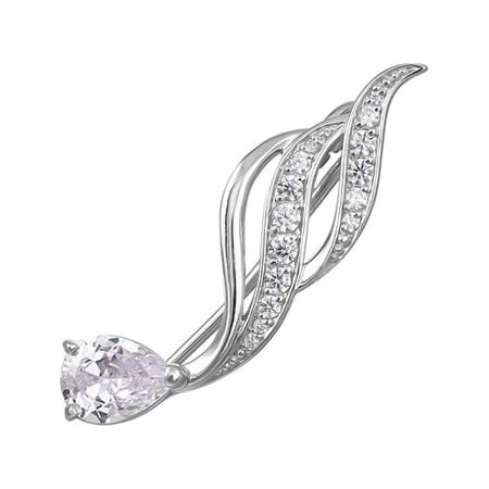 Брошь из серебра с фианитами владимир печенкин мифы драгоценных камней от стрел амура и яблока адама до живого серебра и великого полоза