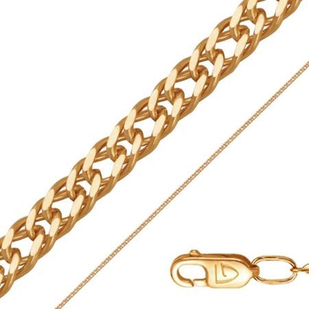 Золотая цепочка Двойной ромб