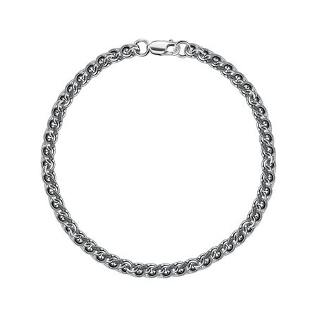 Серебряный браслет Бисмарк с чернением