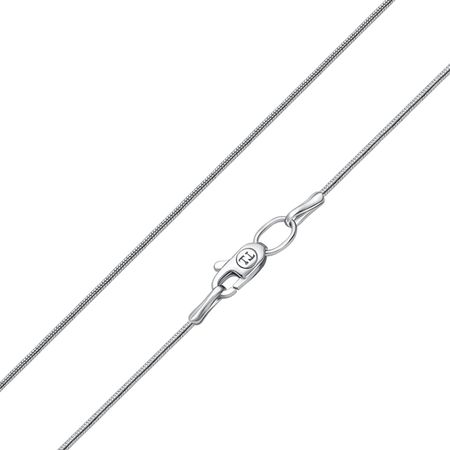 Золотая полновесная цепочка Тондо с родированием