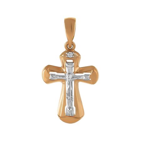 Золотой крест с фианитом гилберт кит честертон шар и крест роман