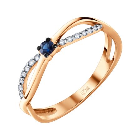 Золотое кольцо с сапфиром и бриллиантами тата орлова анастасия дело о перстне с сапфиром