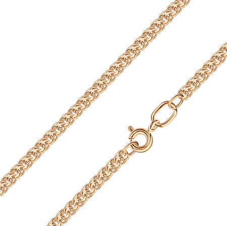 Золотая цепь с алмазной гранью