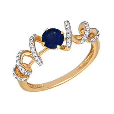 Золотое кольцо с сапфиром и бриллиантами тата орлова анастасия дело о перстне с сапфиром