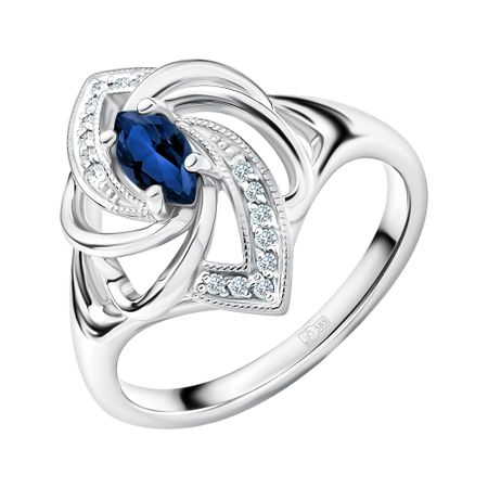 Золотое кольцо с сапфиром и бриллиантами тата орлова анастасия дело о перстне с сапфиром