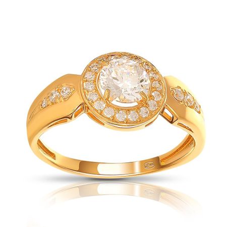 Кольцо из серебра с фианитами SWAROVSKI