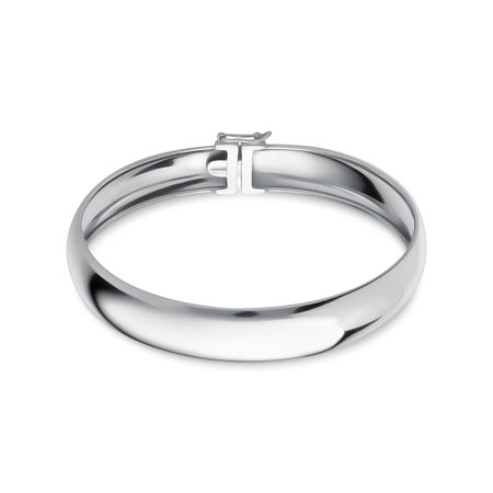 Серебряный жесткий браслет