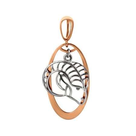 Золотая подвеска со знаком зодиака Козерог