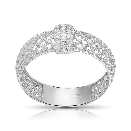 Кольцо TALANT из серебра с фианитами