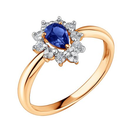 Золотое кольцо с сапфиром и бриллиантами тата орлова анастасия дело о перстне с сапфиром