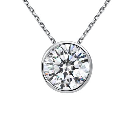 Золотая подвеска с фианитом