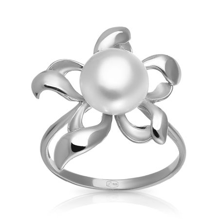 Кольцо из серебра с жемчугом