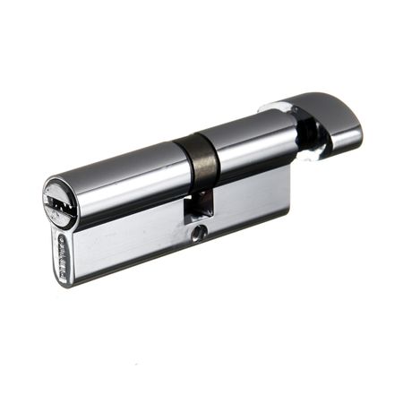 Цилиндр Punto Z4002 80 45х35 мм ключ/вертушка хром