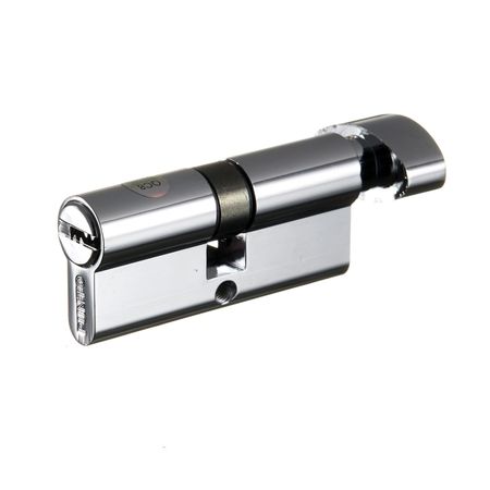 Цилиндр Punto Z4002 70 35х35 мм ключ/вертушка хром