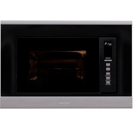 Микроволновая печь встраиваемая Krona Laune нержавеющая сталь/черная