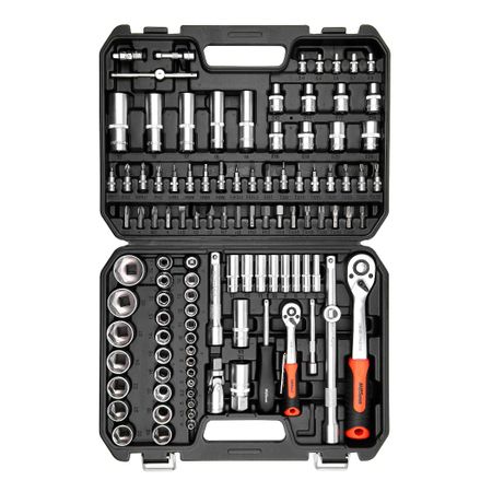 Набор бит и торцевых головок AV Steel (AV-011110) (110 шт.)