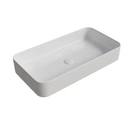 Раковина Slim Square 70 накладная на столешницу 71x37 см