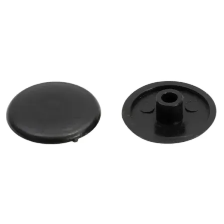 Заглушка на конфирмат ø12 мм цвет черный матовый 50 шт.