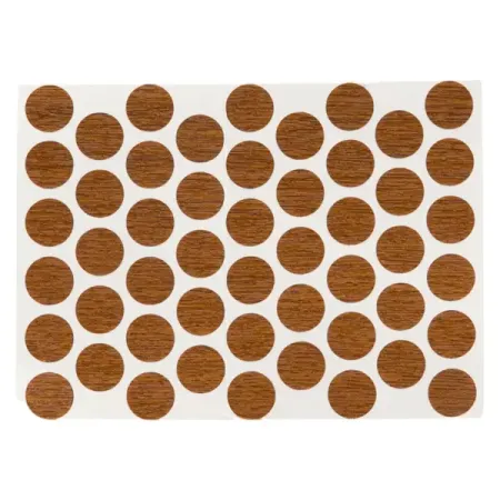 Заглушка самоклеящаяся H1181 ST37 ø14 мм цвет табак 50 шт.