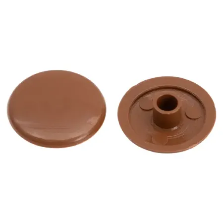 Заглушка на конфирмат ø12 мм цвет коричневый 50 шт.