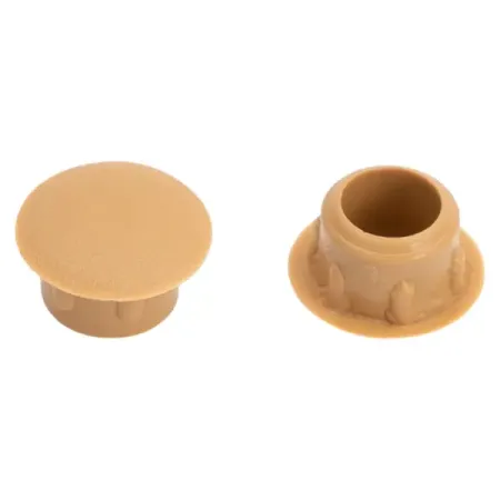 Заглушка декоративная ø8 мм цвет бежевый 40 шт.