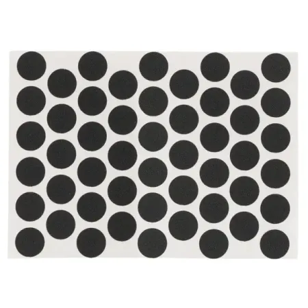 Заглушка самоклеящаяся ø14 мм цвет черный матовый 50 шт.