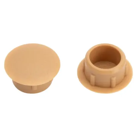 Заглушка декоративная ø10 мм цвет бежевый 30 шт. фигурка декоративная санта 45 см