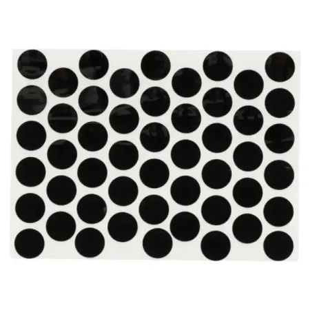 Заглушка самоклеящаяся U961 ST2 ø14 мм цвет графит 50 шт. самоклеящаяся бумага для этикеток phomemo m110