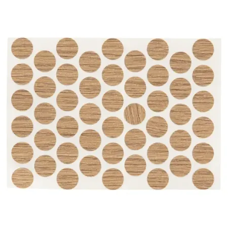 Заглушка самоклеящаяся Н1180 ST37 ø14 мм цвет дуб 50 шт. самоклеящаяся бумага для этикеток phomemo m110