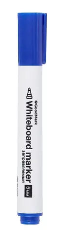 Маркер для доски синий 5мм, толстый корпус, Goodmark