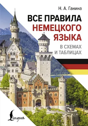 Наталия Александровна Ганина Все правила немецкого языка в схемах и таблицах