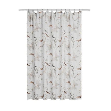 Штора для ванны Iddis 2000х1800 мм полиэстер белая (BP05P18i11) рюкзак магия бабочек 2 отделения 38 29 14 5 см полиэстер 3 кармана
