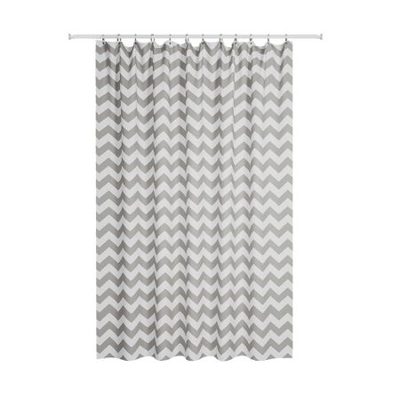 Штора для ванны Iddis 2000х1800 мм полиэстер серая (BR02P18i11)