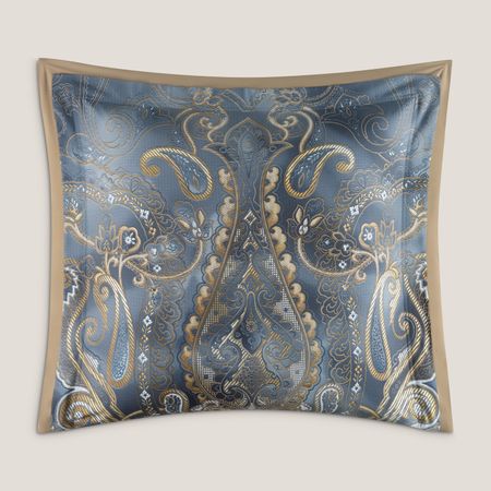 Наволочка Togas Эсфира серый/золотой 70x70 см, 1 пр.