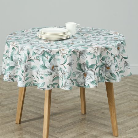 Скатерть круглая Modestia цк 145х145 азбука лоскутная