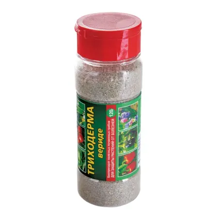 Удобрение БиоФунгицид Триходерма Вериде для защиты растений 120 г