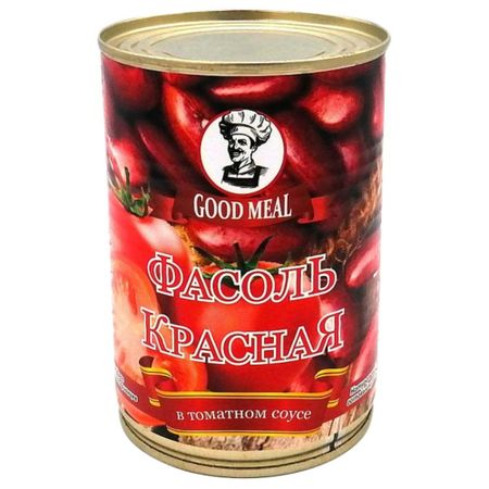 Фасоль Good Meal красная в томатном соусе жестяная банка 425 мл