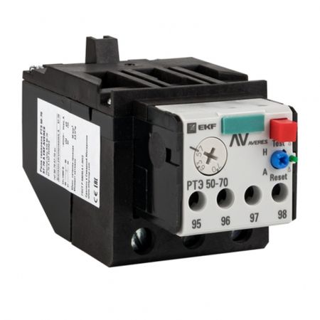 Реле тепловое EKF РТЭ 50-70 20-32А 660 В 32 А тип AC (rel-50-70-20-32-av) электромагнитное реле hh52pl 8 контактов 5а серебряный контакт
