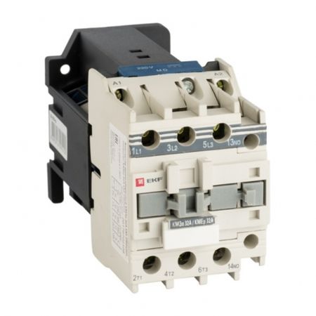 Контактор малогабаритный EKF КМЭп 24 В 32 А тип DC 1НО (ctr-s-32-24-p)