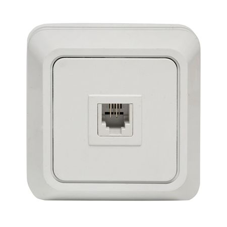 Розетка телефонная EKF Рим накладная белая RJ11 (ENT01-034-10) javino esp32 s3 devkitc 1 плата разработки