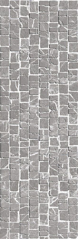Плитка облицовочная Alma Ceramica Laurent серая мозаика 740x246x9 мм (7 шт.=1,274 кв.м) разно ная мозаика спорткар 2785 аппликация   д творч 4 упаковка