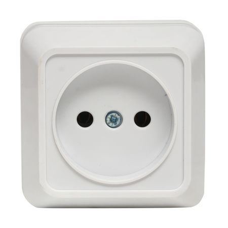 Розетка EKF Рим накладная белая (ENR10-022-10)