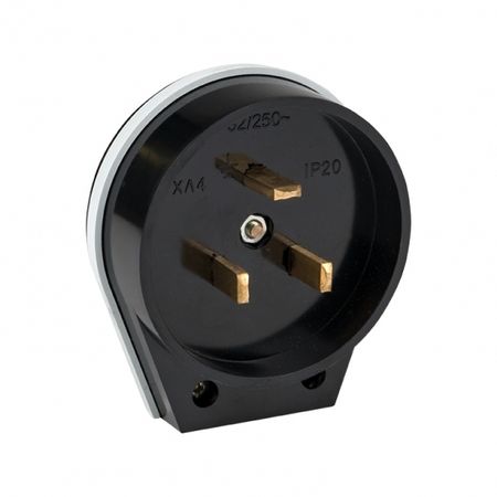 Вилка настенная открытая установка 2P+PE IP20 черная для разъема РШ-ВШ (AS-250-B-02) автомобильная вилка круглые штифты   инструментов для удаления контактов для разъема deutsch серии dt dtm dtp hdp drc игольчатый экстрактор