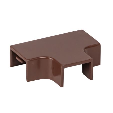 Тройник для кабель-канала EKF 15х10 мм темное дерево (4 шт.) (tchd-15-10x4)