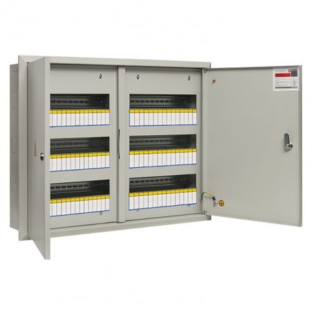 Щит распределительный встраиваемый EKF PROxima ЩРВ-90 металлический IP31 520х720х120 мм 90 модулей с замком